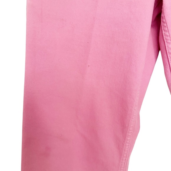 Frances Valentine Smarty Cuffed Jeans Pink Size 6 - Picture 10 of 15